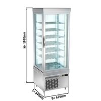 B-Ware | Panorama-Tiefkühlvitrine - 670mm - mit LED | GGM Gastro Nordrhein-Westfalen - Ochtrup Vorschau