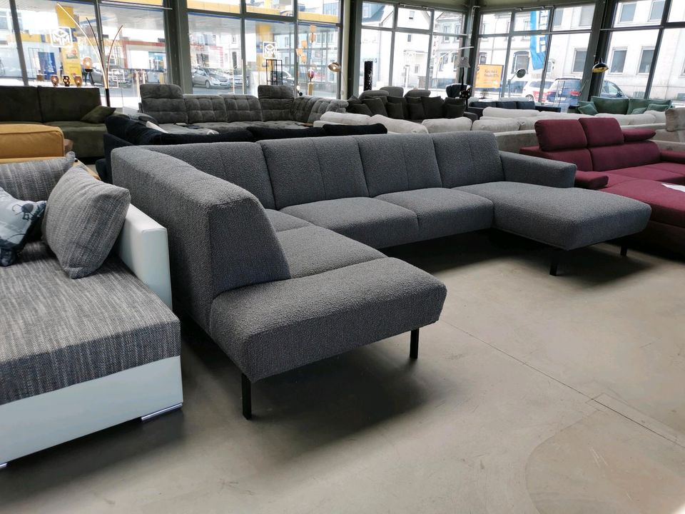 Wohnlandschaft Sofa Couch U-Form andas Lungre MOM Menden in Menden