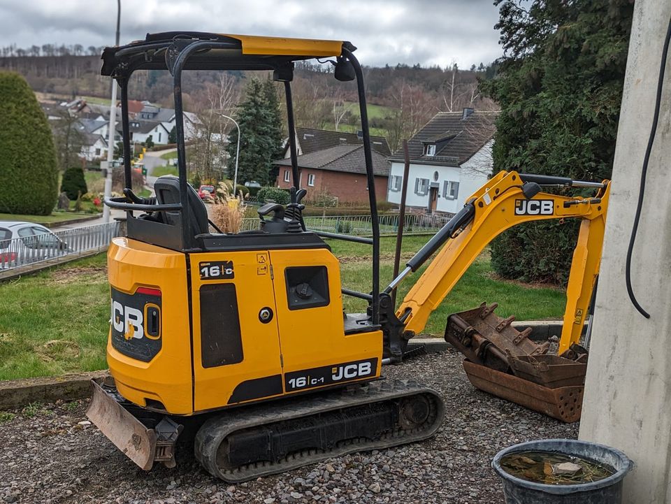 JCB Minibagger 1,65t Mieten in Wehr