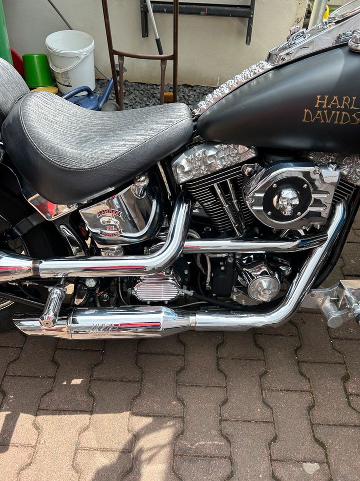 Harley Davidson Fatboy Evo wenig km in Frankfurt am Main