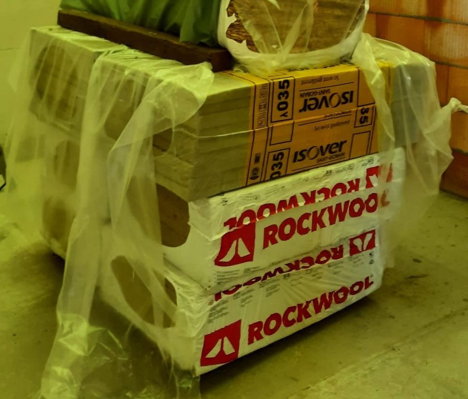 Steinwolle Platten Dämmplatte Rockwool Splitrock und Isover HWP 2 in Burgdorf