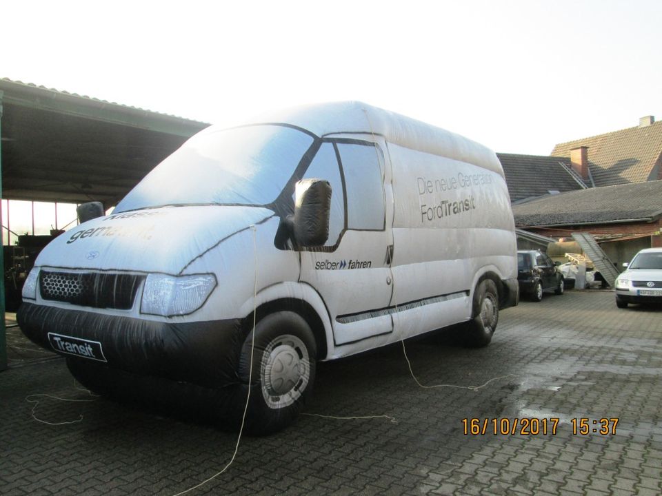 Seltene Luftwerbung "Rarität" Ford Transit in Ennigerloh