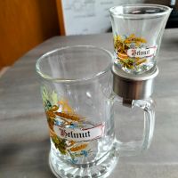 "Helmut" - Glas-Bierkrug mit passendem Schnapsglas Hessen - Rodgau Vorschau