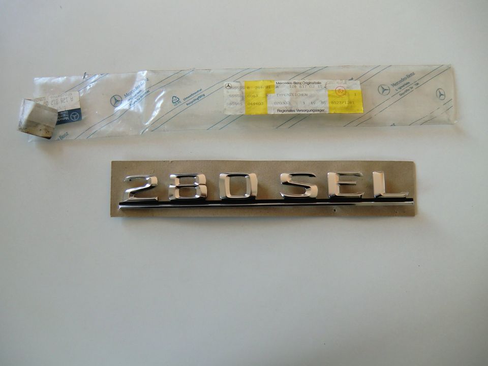 Mercedes Emblem 280 SEL W126 NEU OVP A1268170215 in Fraunberg