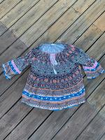 Hippie vintage Tunika Bluse boho Blumen Urlaub 38 40 Hessen - Pohlheim Vorschau