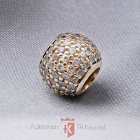 Pandora Gold Pavé Lichter Charm Bead 585 14K 750819CZ Rheinland-Pfalz - Grünstadt Vorschau