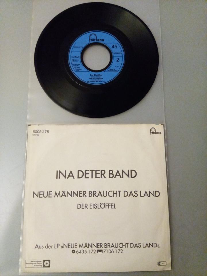 Ina Deter Band Single – Neue Männer Braucht Das Land – von 1982 in Köln