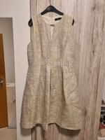 Hallhuber Kleid mit goldenem Stickmuster – Größe 40 Hessen - Kassel Vorschau