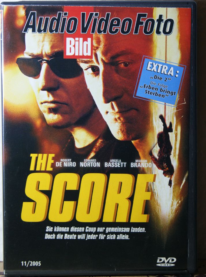 THE SCORE DVD Robert de Niro Edward Norton ***TOP*** in Wermelskirchen