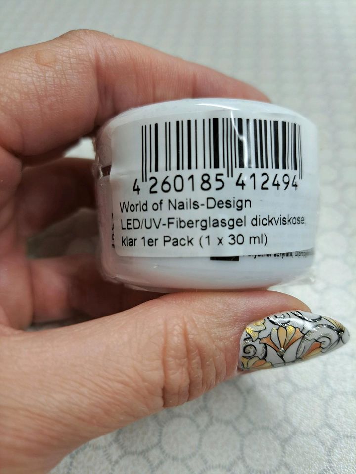 UV Gel World of Nails Design Fiberglas gel dickviskose 30 ml neu in Melle