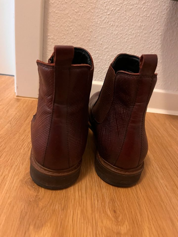 Tamaris Stiefeletten Chelsea-Boots Gr.39 Bordeaux in Grünberg