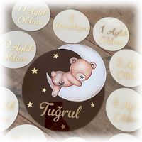 Türschild und Meilenstein Acrylscheiben Baby Geschenkset Geschenk Nordrhein-Westfalen - Meinerzhagen Vorschau