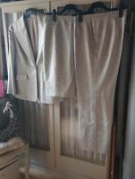 madleine 3 tlg Kostüm 42 M L Blazer Rock Hose grau Bayern - Mainburg Vorschau