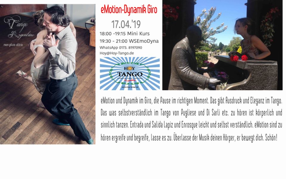 Tango Argentino Unterricht / Coaching in Wuppertal