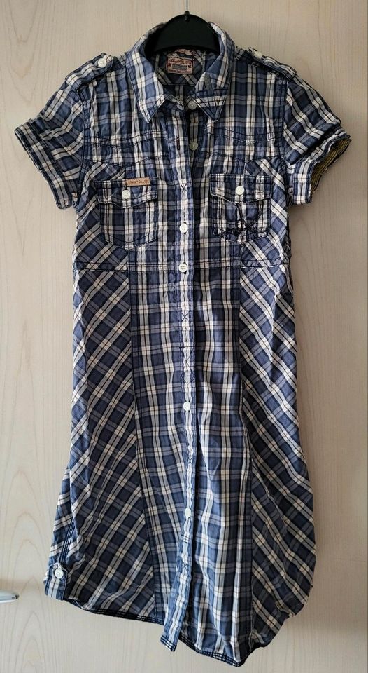 Khujo Kleid Hemdkleid kariert S 36 Bluse Longbluse Holzfäller in Jena