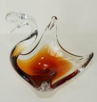 Glas Schale Schwan orange Murano Gränna Essen - Rüttenscheid Vorschau