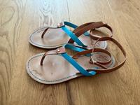 Flip*Flop Lea Sling Capri Sandalen Riemchen Zehentrenner 37 blau Düsseldorf - Oberkassel Vorschau