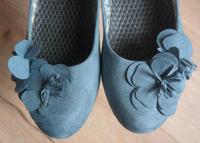Damenschuhe Ballerinas Schuhe Blau Blume Kiel - Wellsee-Kronsburg-Rönne Vorschau