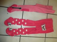 Crönert Qualität: 2 süße Strumpfhosen 74/80 rosa weiß Teddy Motiv Niedersachsen - Bersenbrück Vorschau