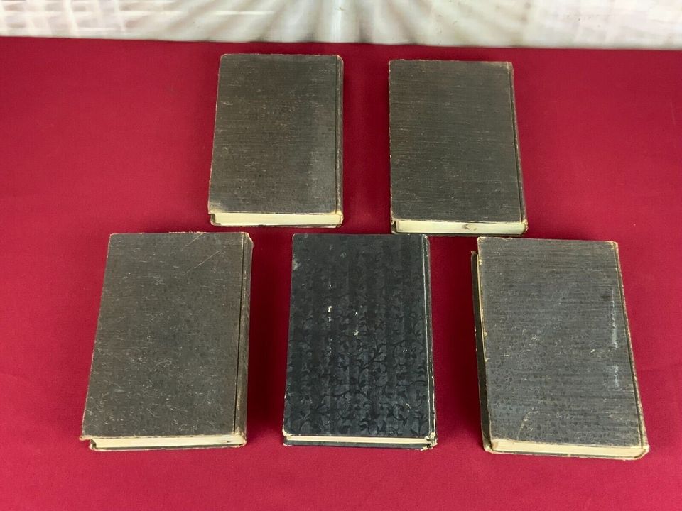 5x ANTIKES BUCH SCHILLER `S SÄMTLICHE WERKE AUS 1835 UND 1836 - Versand kostenlos - Wir sind für Sie da lokal in 86830 Schwabmünchen oder online ARTHOME24 in Schwabmünchen