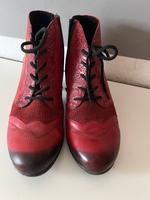 Remonte Stiefeletten Gr 40 rot Leder Schuhe top Niedersachsen - Varel Vorschau