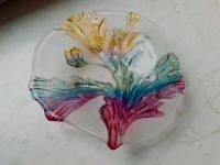 Mehrfarbige dekorative Designer-Glasschale mit aufgeworf. Muster Sachsen-Anhalt - Allstedt Vorschau