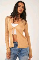 Free People Urlaub Party Strickjacke Cardigan Blusen oberteil S/M Frankfurt am Main - Fechenheim Vorschau