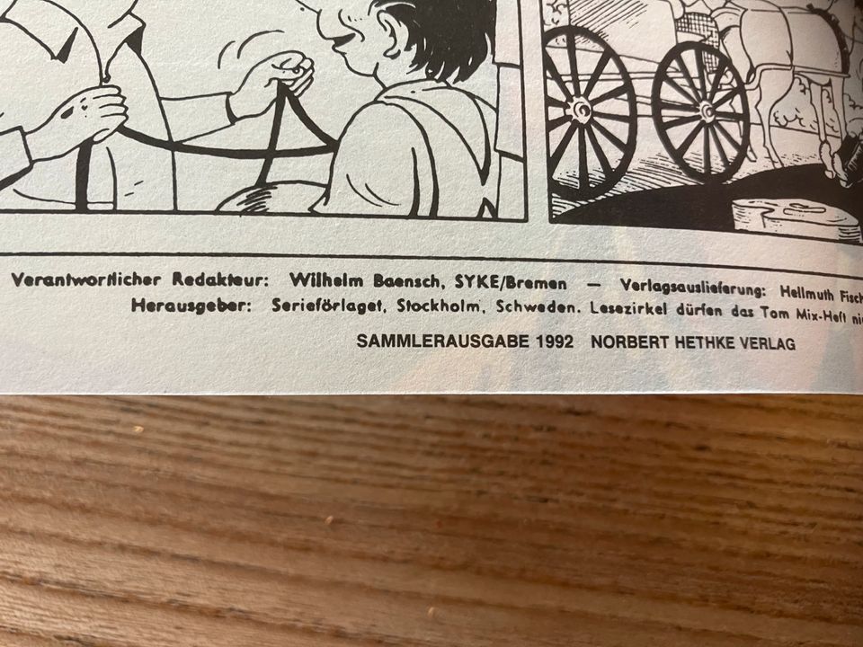 TOM MIX COMICS SAMMLERAUSGABE 1992 inkl Versand! in Ihringen