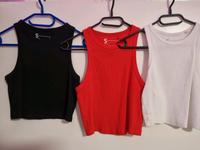 Basic Top / schwarz/ rot / weiß Wuppertal - Vohwinkel Vorschau