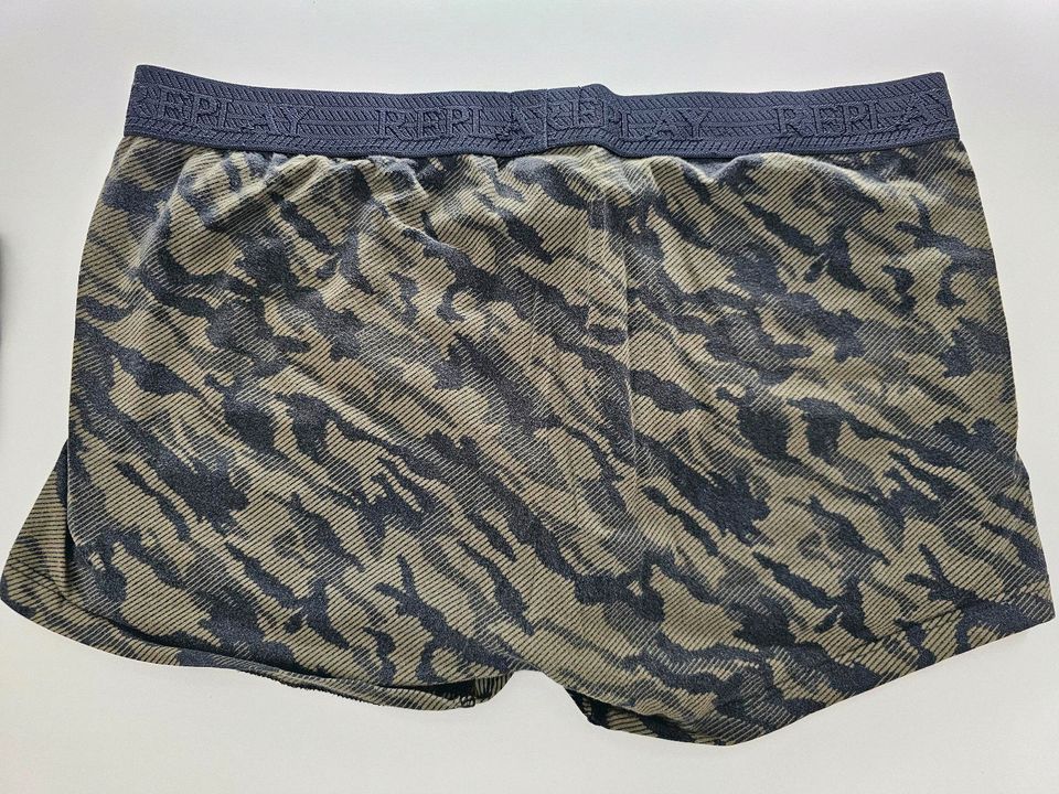 REPLAY - BOXER SHORTS DUO - 2 STÜCK - CAMOUFLAGE - 2XL - TOP in Duisburg