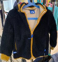 Finkid teddy fleece Jacke blau Senf 104 100/110 zip Nordrhein-Westfalen - Voerde (Niederrhein) Vorschau