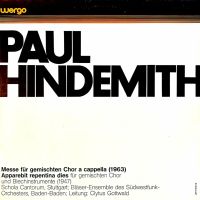 Vinyl: Paul Hindemith, Messe für gemischten Chor (Wergo) Hessen - Oberursel (Taunus) Vorschau