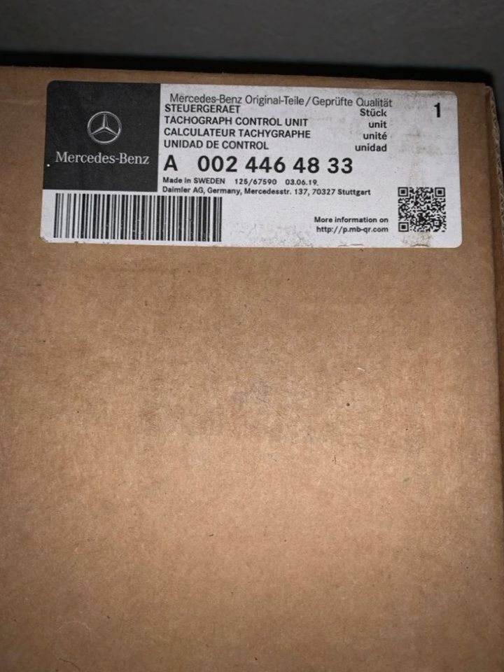 Mercedes Atego 2 Tachograph Fahrtschreiber digital A0024464833 in Berlin