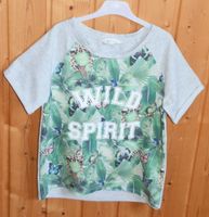 Grün/Graues Shirt Wild Spirit 152 H&M Top Leuna - Spergau Vorschau