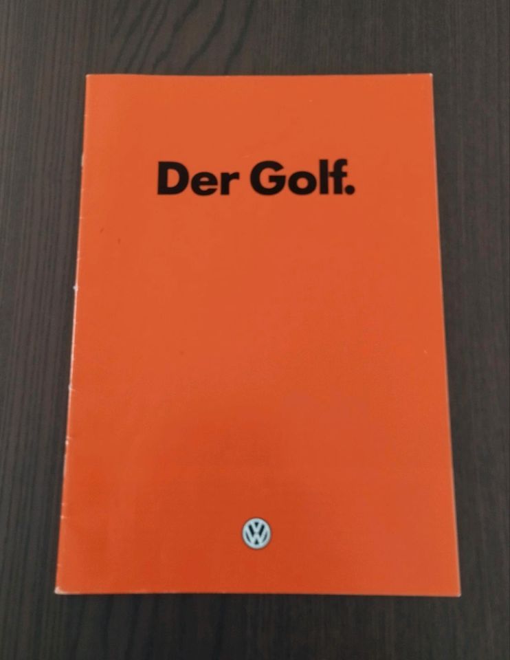 Prospekt Golf 1 Ausgabe 1/82 in Wuppertal