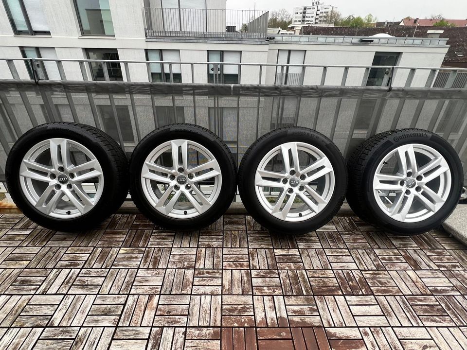 4 ORIGINAL 17" ALU WINTERRÄDER AUDI A4 8W0601025P in Ludwigsburg