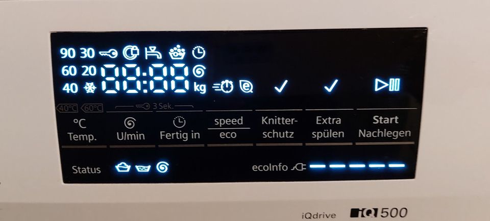 Siemens WU14Q420 iQ500 Waschmaschine, 8kg, 1400U/Min A+++, Unterb in Datteln
