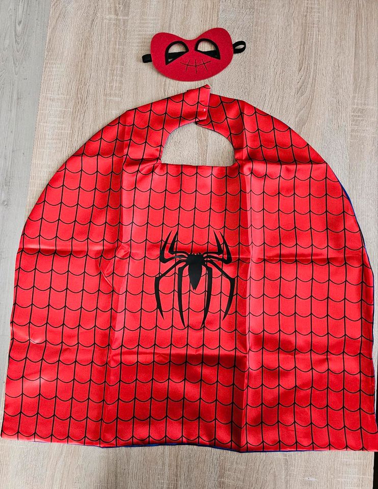 NEU Superheld Marvel Spiderman Umhang Cape und Maske/Kostüm in Gaimersheim