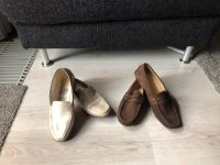 2x Damenschuhe Slipper Sneaker 38 Leder Wildleder Waldläufer je Niedersachsen - Salzgitter Vorschau