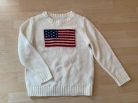 Strick- Pulli USA- Flagge/ Fahne wollweiß Gr. 34/36 Bayern - Schnaitsee Vorschau