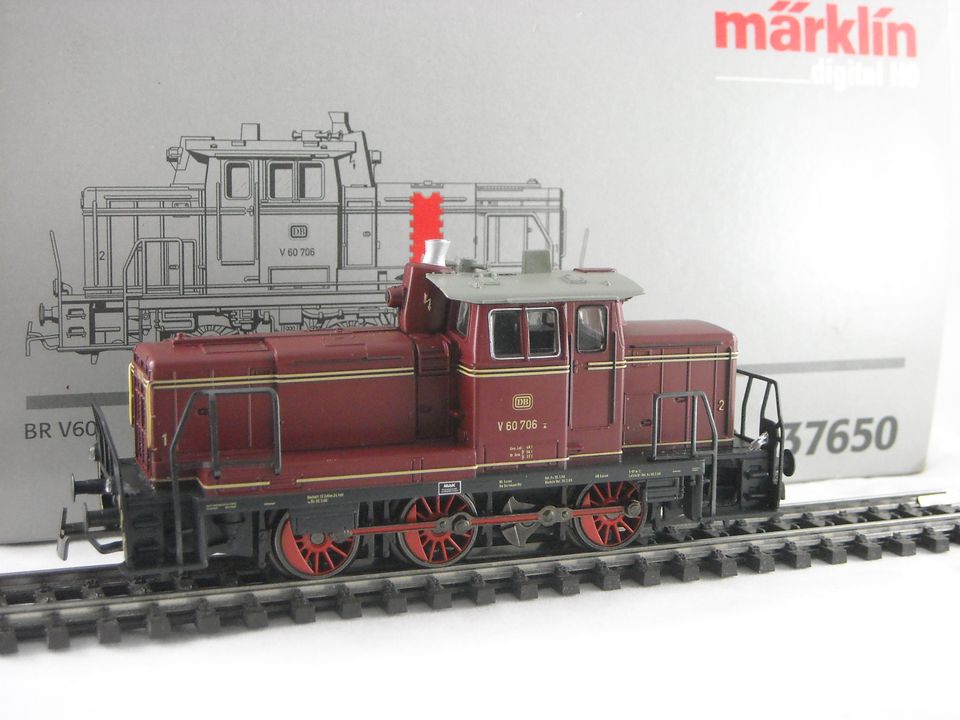 Märklin 37650, HO, V60 706, digital, Glockenankermotor, mLD3 Dec. in Hamburg