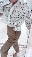 H&M Bluse weiss Gr M Spitze Lochstickerei Thüringen - Mühlhausen Vorschau