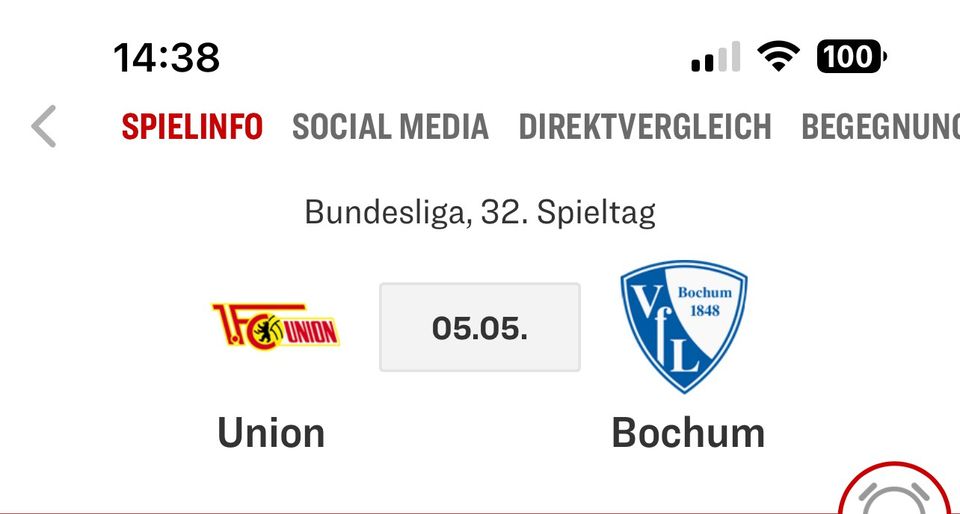 Ich suche 2 Karten Union Berlin vs Vfl Bochum in Seelow