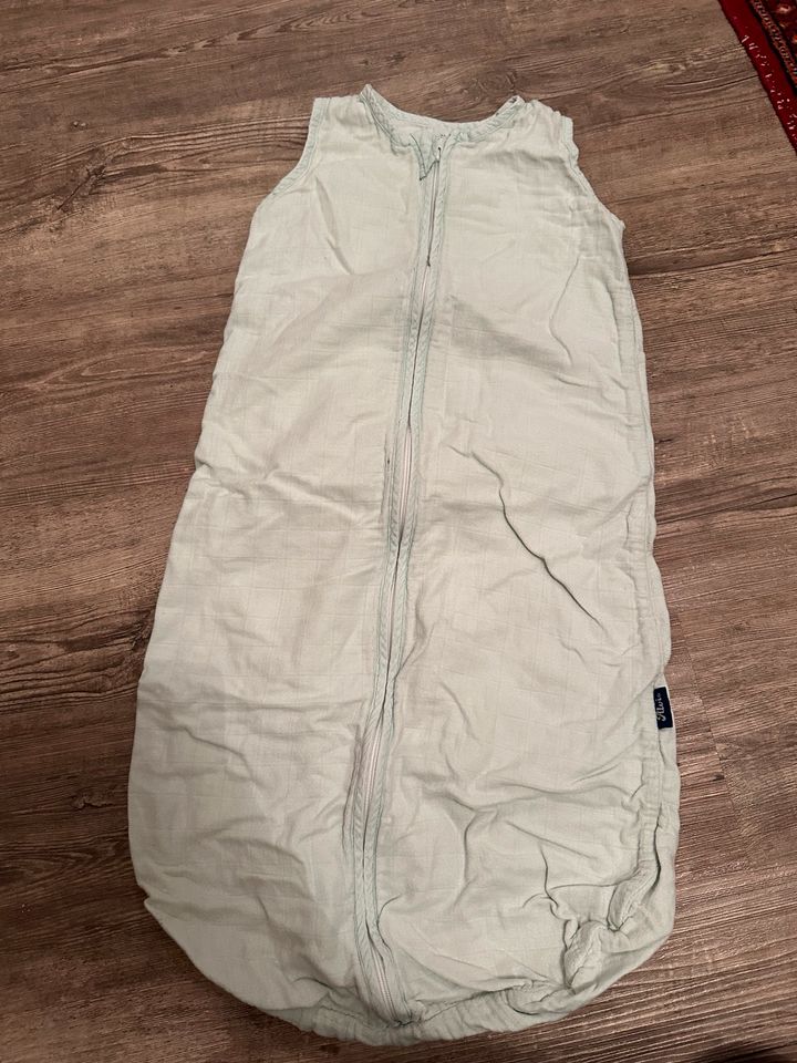 Alvi Schlafsack 90 cm Kugelschlafsack Mint Musselin in Gronau (Westfalen)