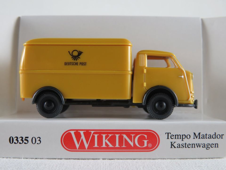 Wiking 033503 Tempo Matador Kasten (1949) "DEUTSCHE POST" 1:87 in Bad Abbach