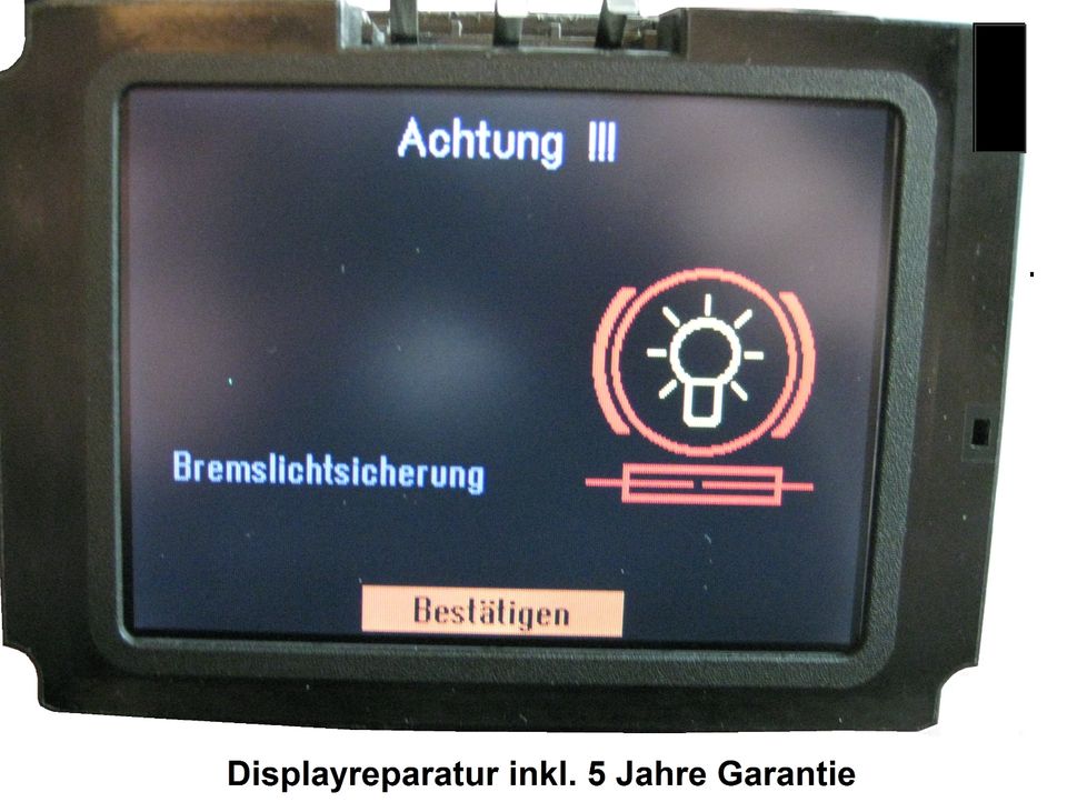 Opel Omega B CID Bordcomputer Display Reparatur in Borken