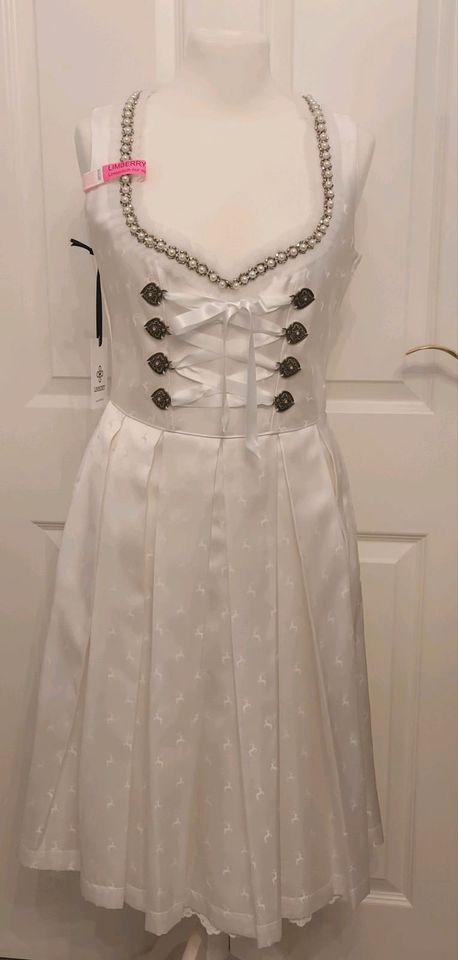 NEU Dirndl Limberry 40 Brautdirndl Hochzeit weiß ivory NP 649 € in Bayreuth