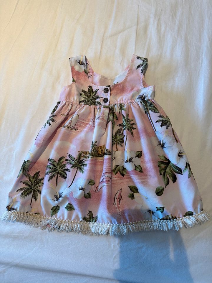 Hawaiikleid Mädchen Hawaii Kleid Baby Rockabilly Tiki 50er jahre in Heßdorf