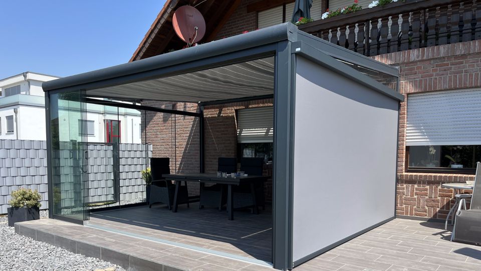 Montageaktion 50% Rabatt Terrassenüberdachung ALU/GLAS/POLY in Düren