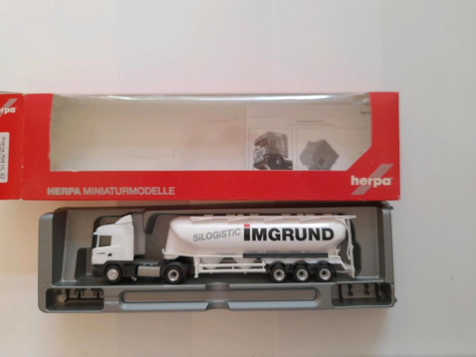 Herpa 302371 Scania R HL  Eutersilo- Sattelzug " Imgrund Silogist in Hannover